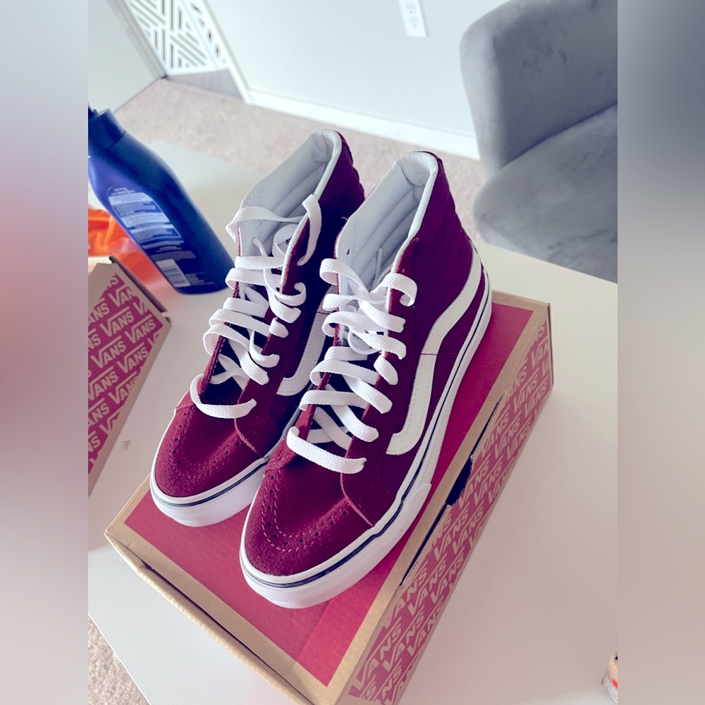 Maroon Vans